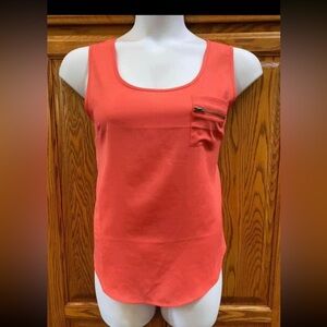 Women’s Coral Pink Top, Size Large